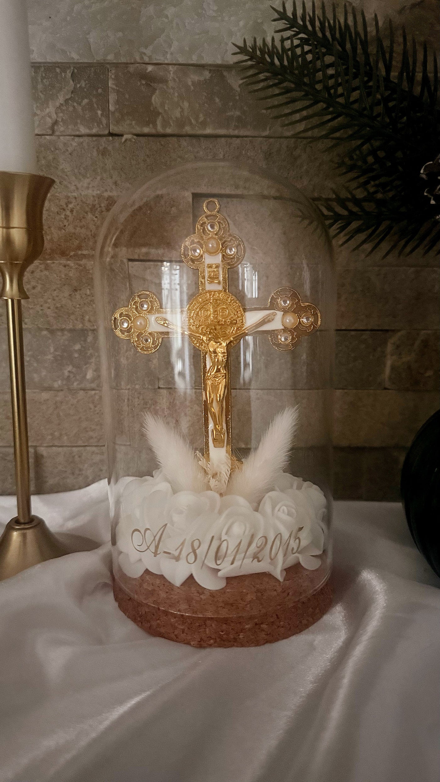 Cloche chrétienne personnalisée